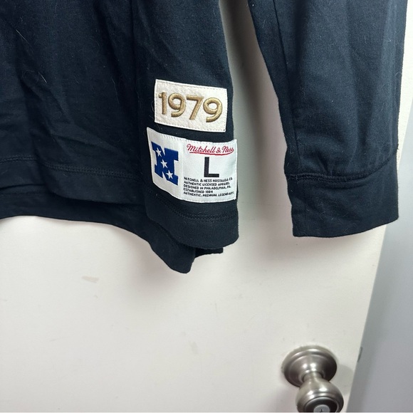 Mitchell & Ness Black New Orleans Saints NFL 100 Long Sleeve Men’s T-Shirt L - Picture 6 of 15